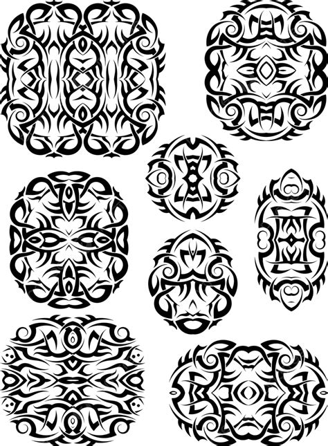 Tribal Tattoo Design Body Yes Tribal Tattoo Design Vector Art Vector