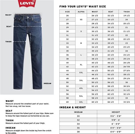 Levis Mens 512 Slim Taper Fit Jeans