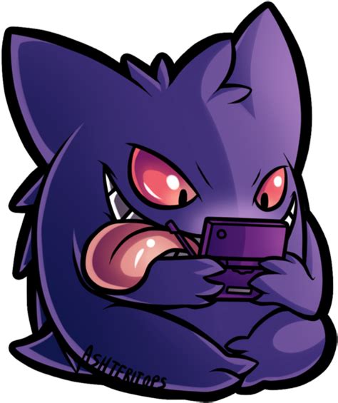 Download Gengar Commission By Ashteritops D6f02bc Pokemon Playing Ds