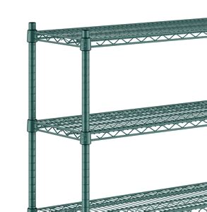 Regency X Nsf Green Epoxy Shelf Kit With Posts