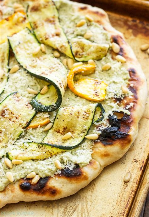 Grilled Corn Tomato And Pesto Pizza Recipe Runner