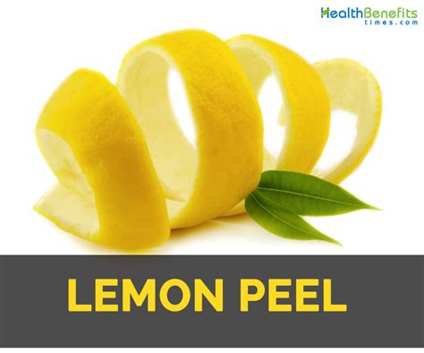 Lemon Peel Facts, Health Benefits and Nutritional Value