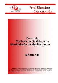 Controle Qualid Manip Med03 Controle De Qualidade 03 Docsity