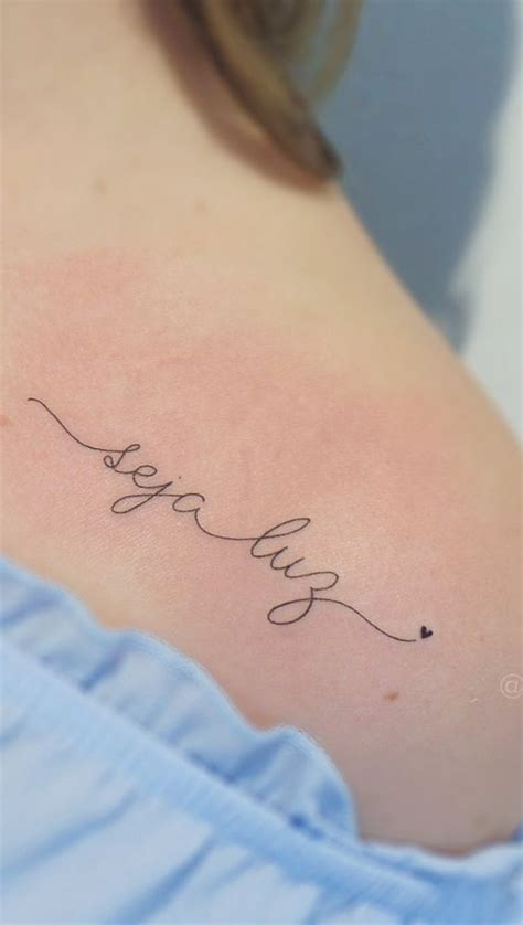 Tatuagens Femininas Escritas Frases E Ideias Inspiradoras Crescendo