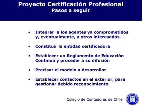 Ppt Proyecto Certificaci N Profesional Powerpoint Presentation Free