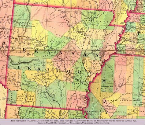 Arkansas Territorial Map