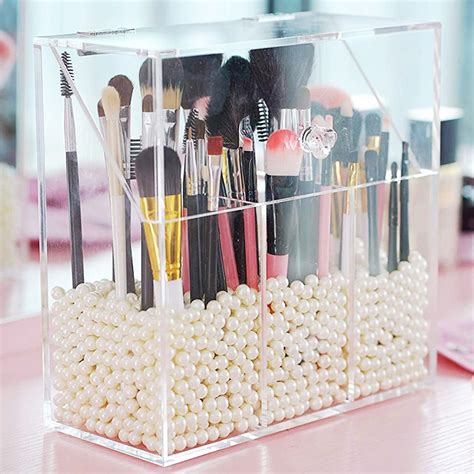 Porte Pinceau De Maquillage Acrylique Bon March Organisateur De