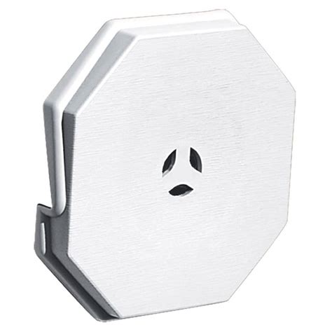 Builders Edge 66875 In X 66875 In White Vinyl Universal Mounting Block In The Mounting Blocks