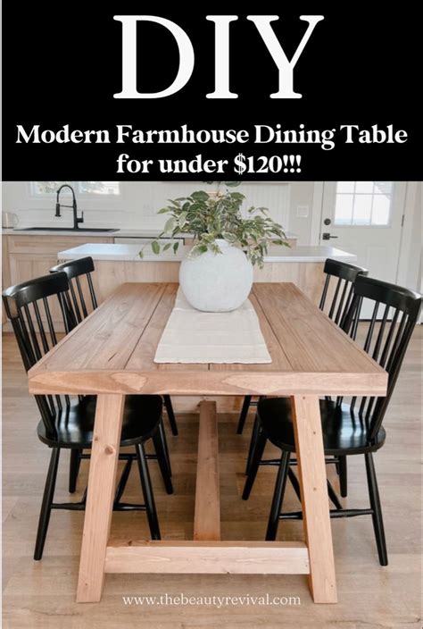 15 Diy Farmhouse Tables With Plans Artofit