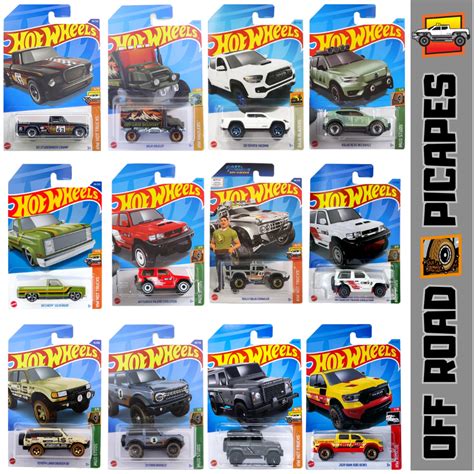 Hot Wheels Toyota Off Road Truck Caminhonete Picape Ford F150 Goodyear Shopee Brasil