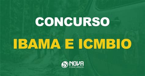 Concurso IBAMA e ICMBio Distribuição de vagas Nova ConcursosNova