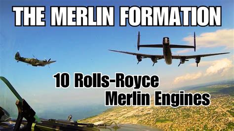 The Merlin Formation 10 Rolls Royce Merlin Engines Youtube