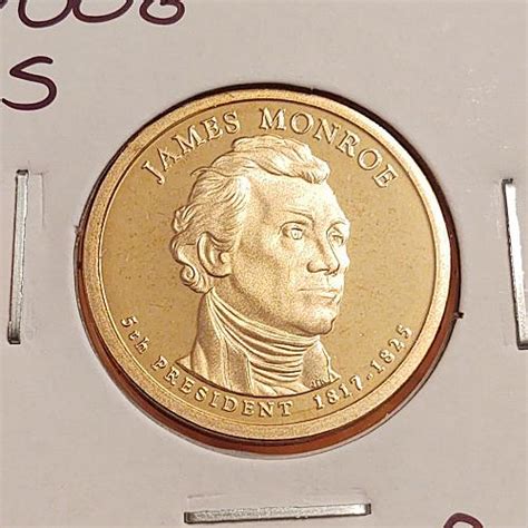 2008 S Presidential Dollar : James Monroe - For Sale, Buy Now Online ...