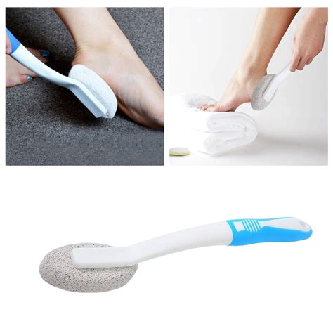 Foot Brush Pumice Scrub Exfoliating Cleaner Long Handle Dead Skin Cutin