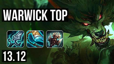 WARWICK Vs SHEN TOP 8 0 5 800 Games Legendary NA Master 13