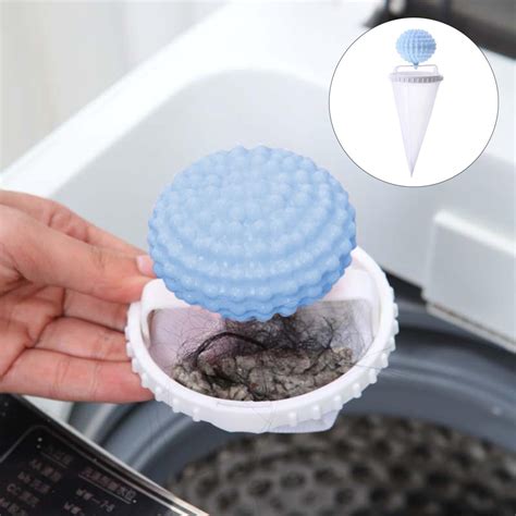 Kirisakiz Shower Drain Cover Floating Hair Filter Blue