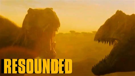 Tyrannosaurus Rex Vs Giganotosaurus Jurassic World Dominion Prologue