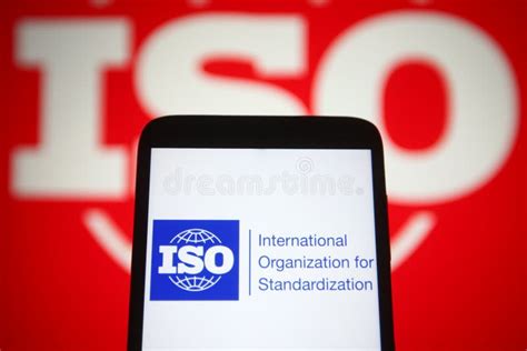 international organization  standardization iso logo editorial