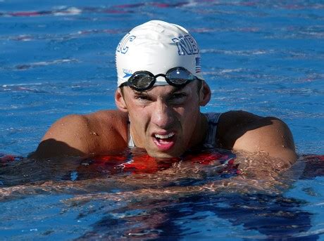 Us Swimmer Michael Phelps After Winning Editorial Stock Photo - Stock Image | Shutterstock