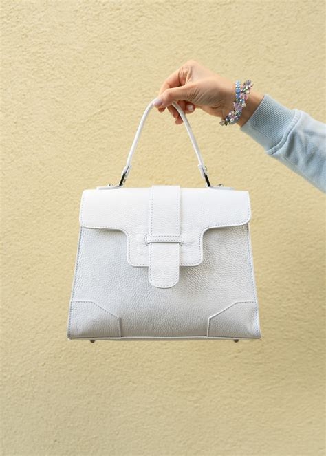 Borsa Bianca Pelle Atelier Yuwa Ciao Jp