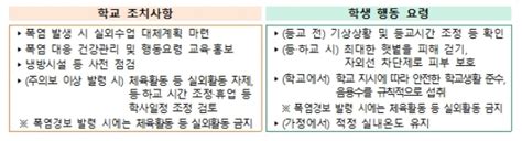 올 여름 ‘역대급 더위 전망 교육부 “폭염특보 시 단축수업·휴업” 조선에듀