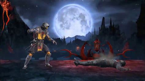 Mortal Kombat Mobile Mk11 Scorpion Vs Shao Kahn Youtube