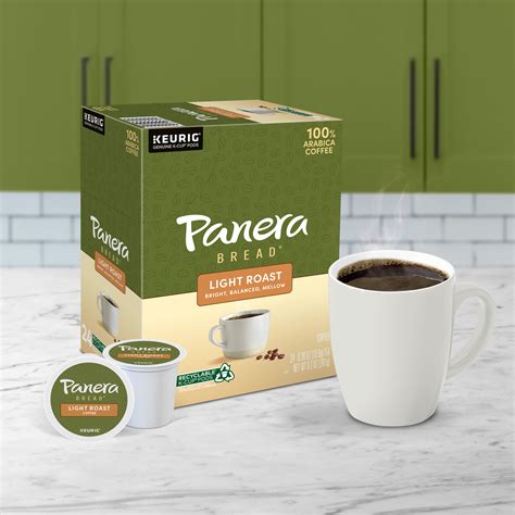 Panera Bread Light Roast Coffee Keurig Single Serve K Cup Pods Light