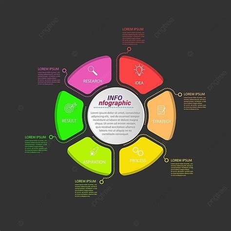 Vector Template For Business And Finance Infographics Using Pictograms