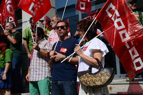 Las Fotos En Toledo De La Concentraci N De Cc Oo A Favor De Los