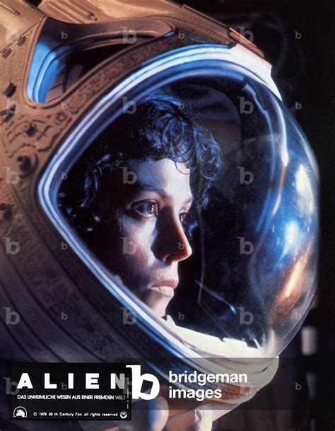 Image Of Film Alien 1979 American Actress Sigourney Weaver As Ripley In