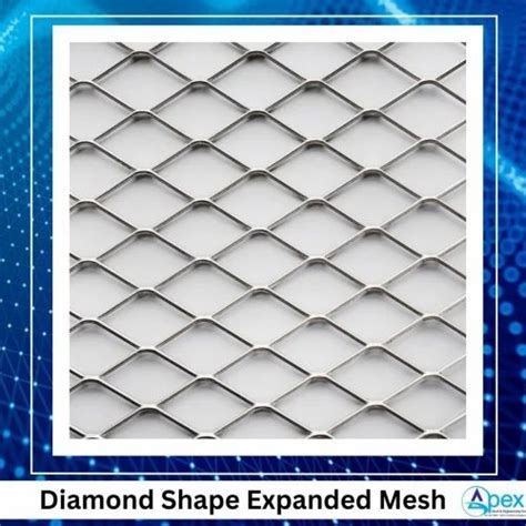 Expanded Metal Mesh Gi Expanded Metal Mesh Manufacturer From Ahmedabad