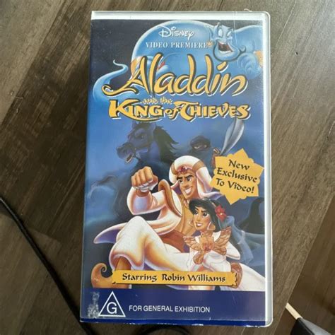 ALADDIN AND THE King Of Thieves Disney VHS Tape 6 00 PicClick AU