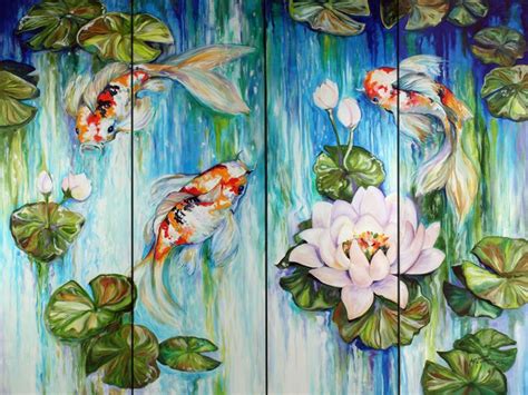 Daily Paintings Fine Art Originals By Marcia Baldwin KOI ORIGINAL