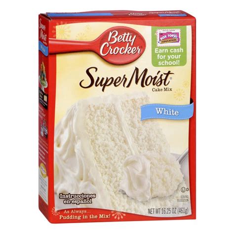 Betty Crocker Supermoist Cake Mix White