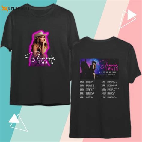 Shania Twain Tour 2023, Shania Twain T-Shirt - lylyprint.com