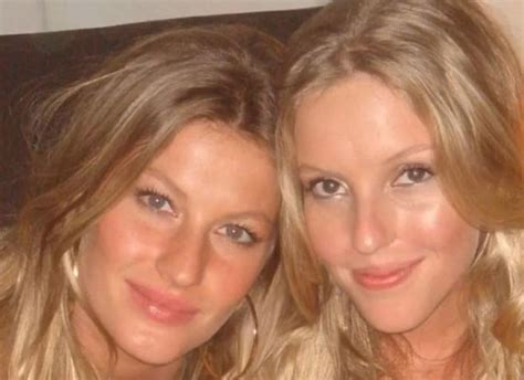 Gisele Bündchen posta foto rara irmã caçula Super Fafi Quem