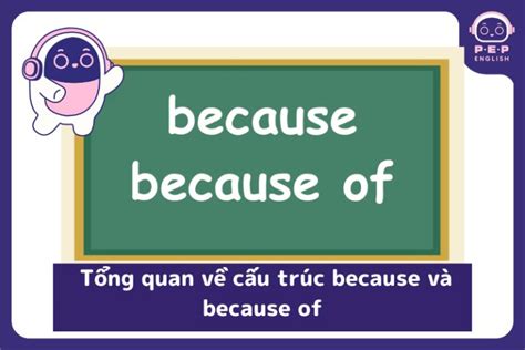 Cách dùng cấu trúc Because Because Of và So trong tiếng Anh