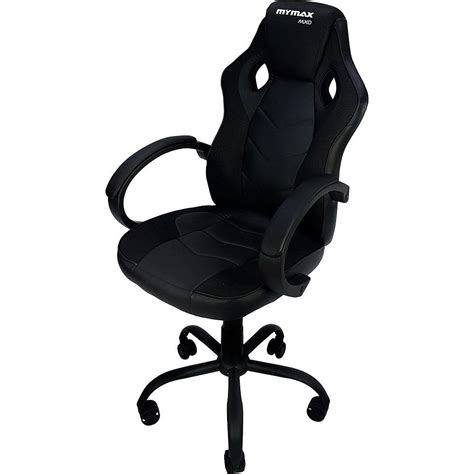 Cadeira Gamer Mx Giratoria Preto Mymax Ivtec Informatica