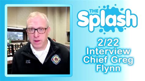 Chief Greg Flynn Winter Storm Preparedness The Splash LIVE YouTube