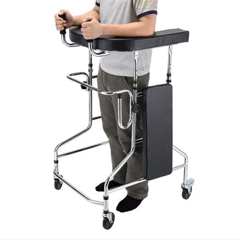 Cadres de marche et déambulateurs Fixes Folding Walker 10 Réglage de la