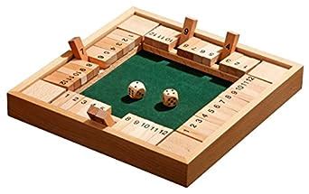 Relaxdays Shut The Box Er Reisespiel F R Bis Spieler Spielbrett