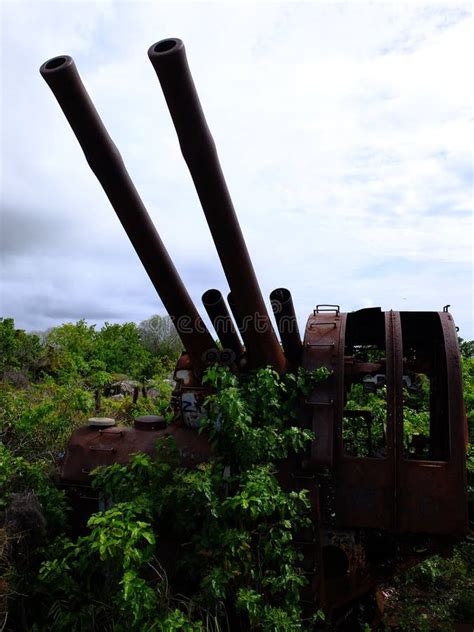 Japanese Cannon From World War Ii 3rd Smallest Country In The World