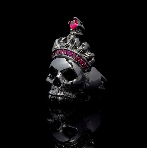 60% Off Skull Ring, Gothic Skull, Gothic Jewelry, Black Skull, Vampire ...