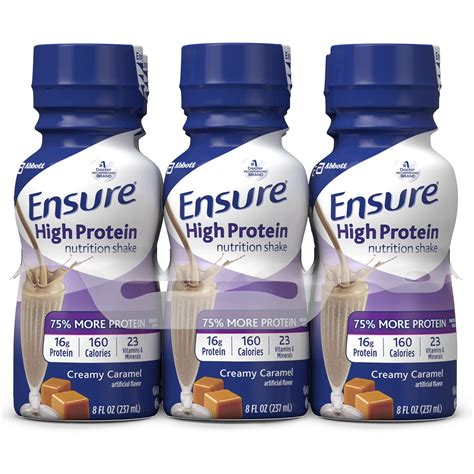 Ensure High Protein Nutritional Shake G Protein Creamy Caramel