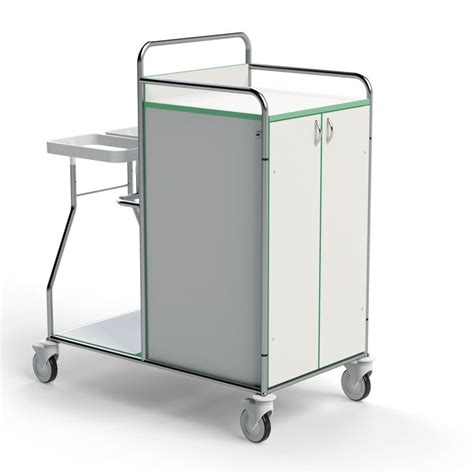 Carrello Ospedaliero 251DR LGH2L Conf Industries Portabiancheria