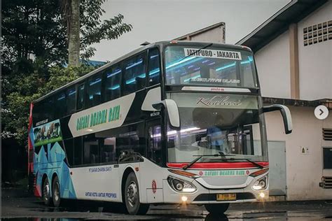 Foto Bus Tingkat Baru Po Safari Dharma Raya Tampilan Gaya Eropa