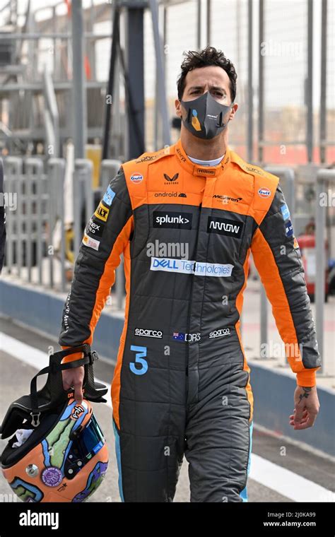 Ricciardo Daniel Aus Mclaren F1 Team Mcl36 Portrait Während Des