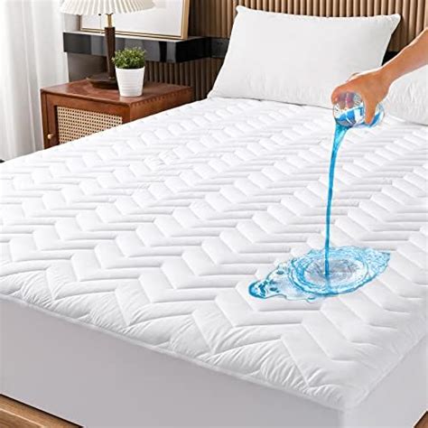 Grt Twin Waterproof Mattress Pad 100 Waterproof Quilted Fitted Mattress Protector