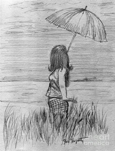 Rain Drawing, Pencil, Sketch, Colorful, Realistic Art Images | Drawing ...