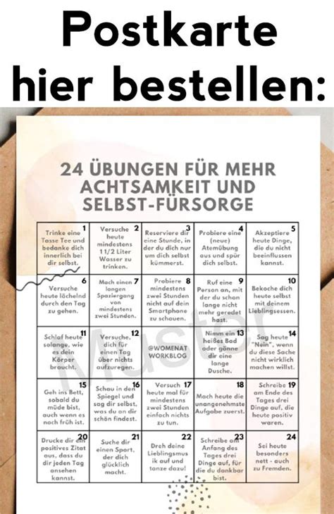 Achtsamkeit Adventskalender Tage F R Mehr Selbstf Rsorge In Der